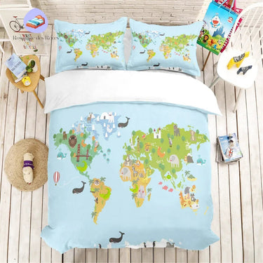 Housse de Couette Monde Dessiné